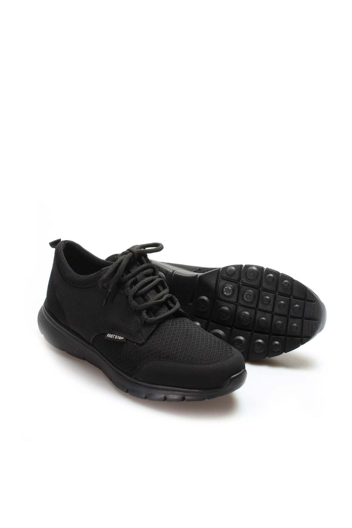 Black Mesh Athletic Sneakers-Wessi