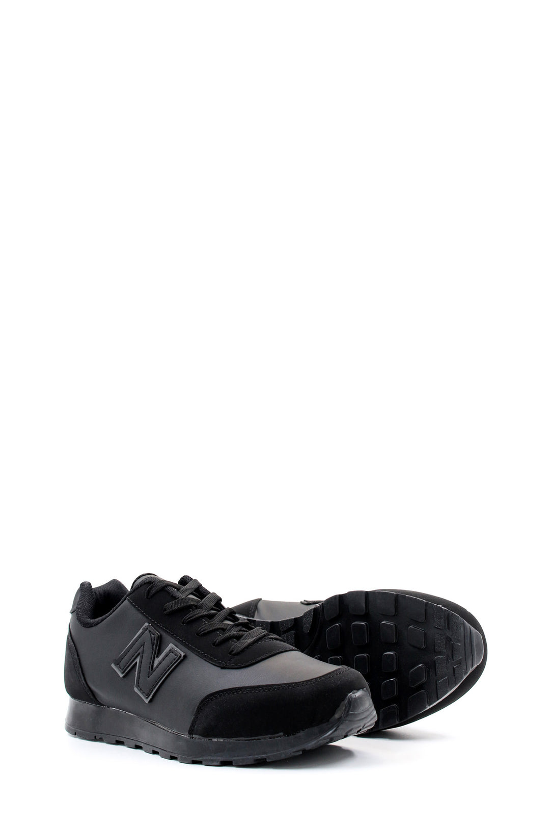 Zapatillas deportivas para correr negras para hombre-Wessi