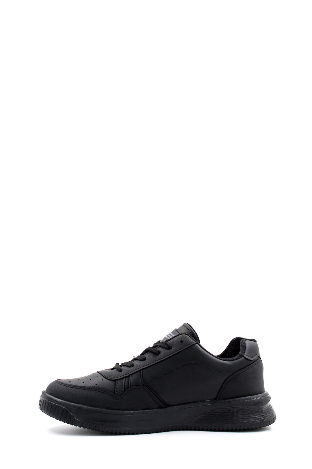 Men's Black Sporty Zip Sneakers - Wessi