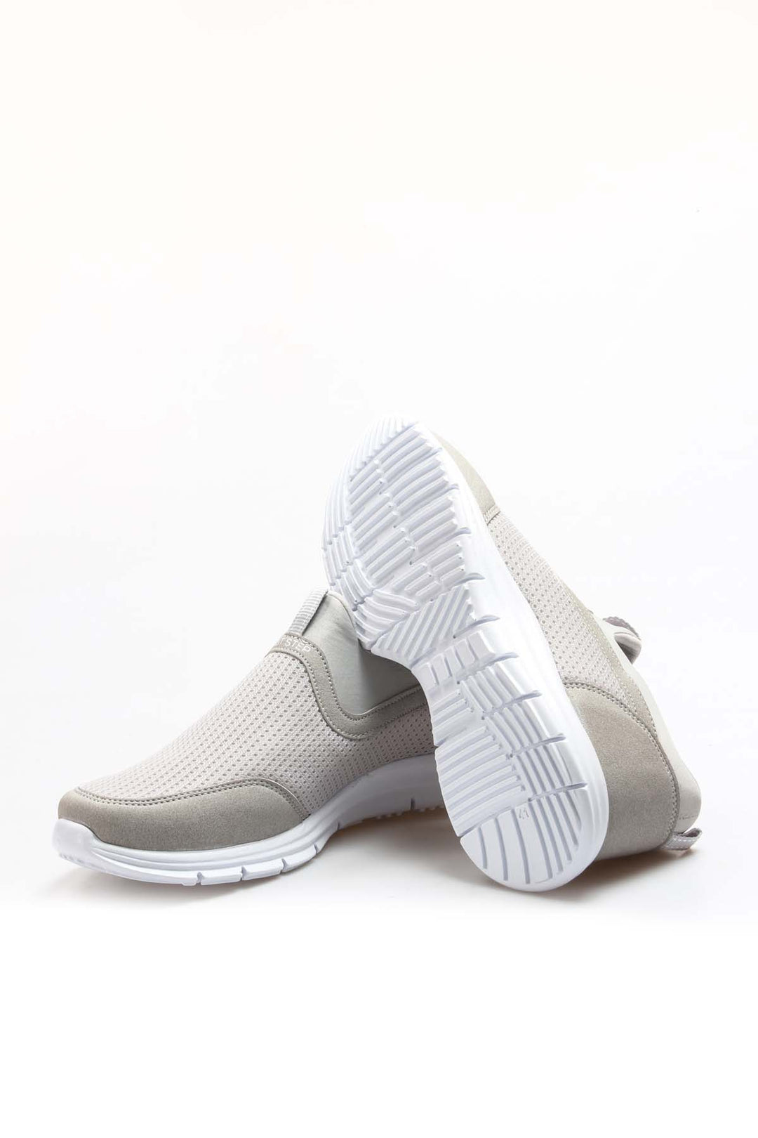 Men's Beige Slip-On Athletic Shoes - Wessi