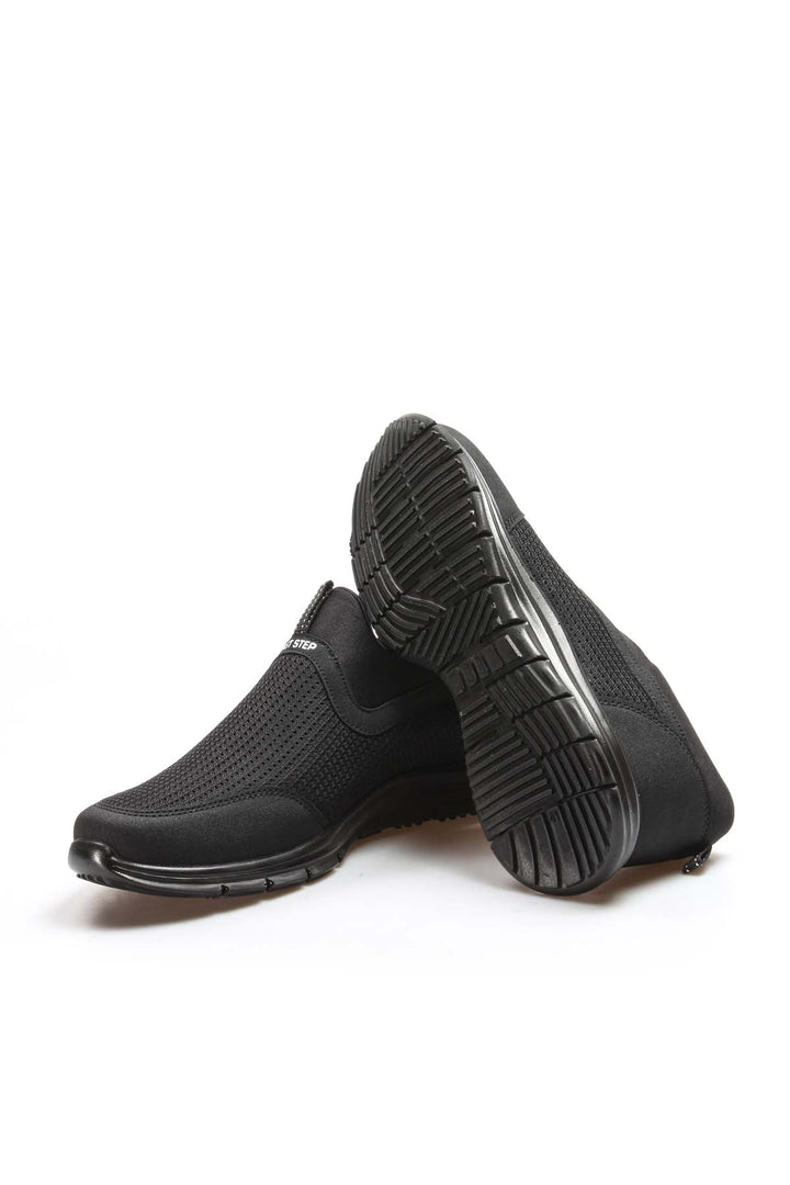 Breathable Black Casual Men Sneakers - Wessi