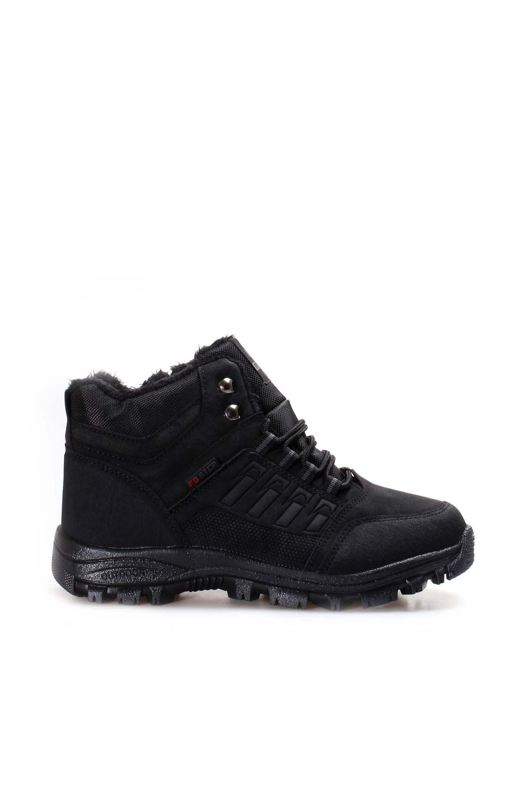 Botas Outdoor Negras para Hombre con Forro de Pelo y Suela Resistente - Wessi