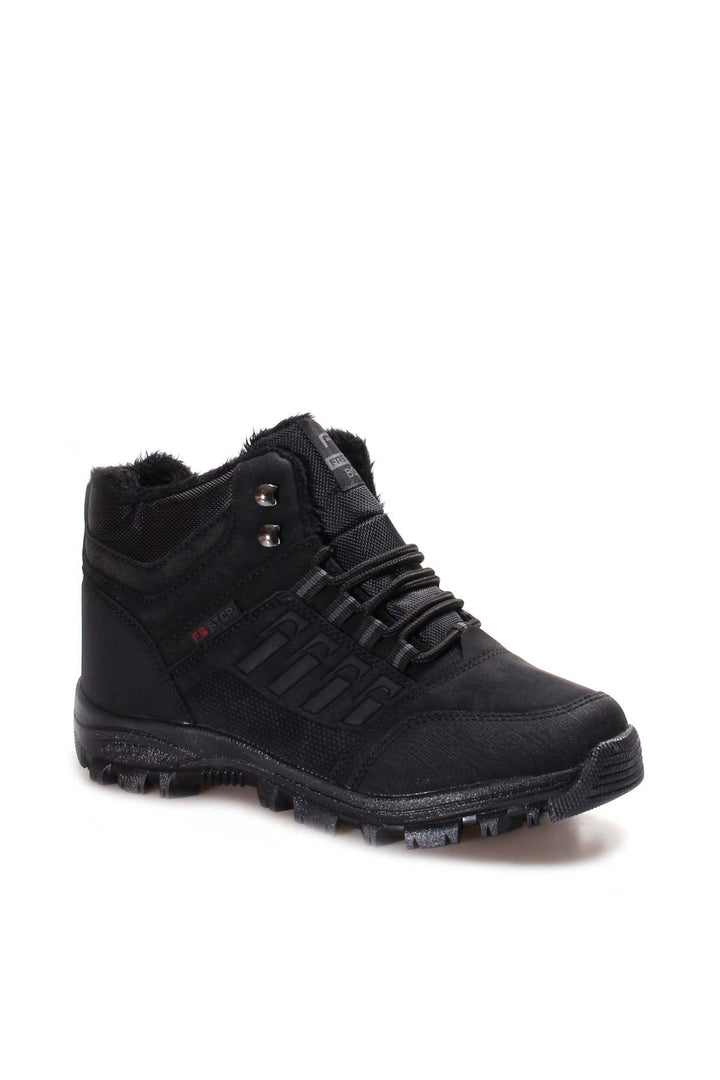 Botas Outdoor Negras para Hombre con Forro de Pelo y Suela Resistente - Wessi