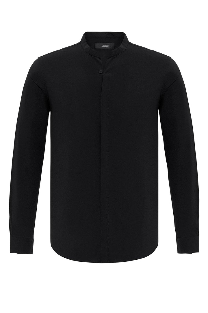 Men's Black Long Sleeve Shirt - Wessi