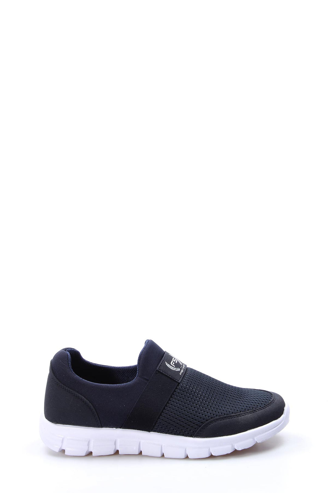 Navy Elastic Slip-On Sneakers-Wessi