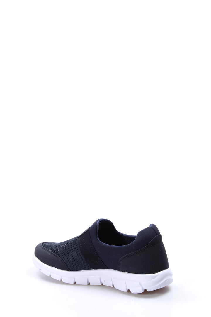 Navy Elastic Slip-On Sneakers-Wessi