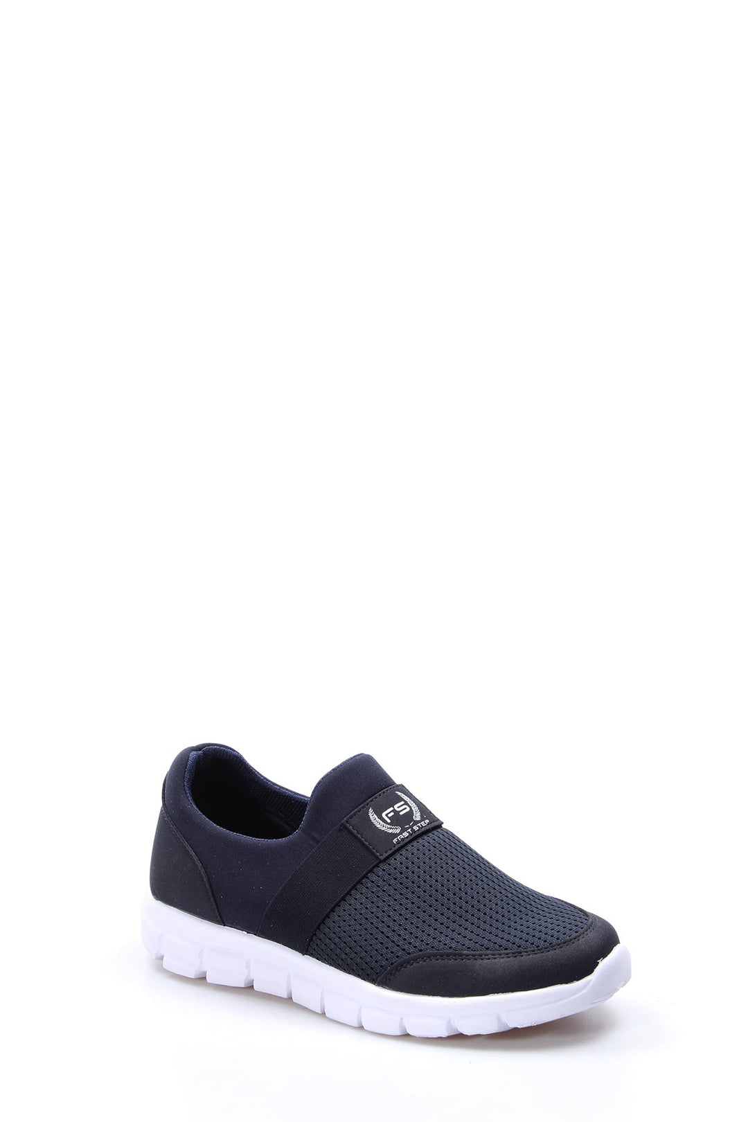 Navy Elastic Slip-On Sneakers-Wessi