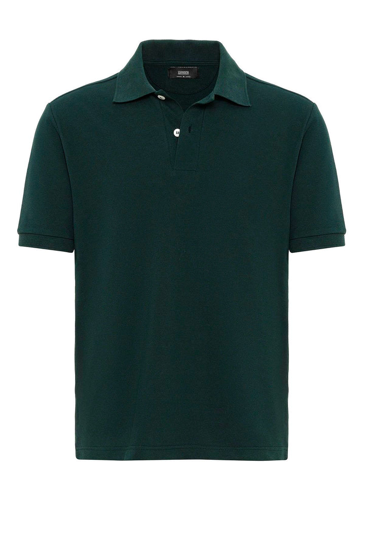 Camiseta de cuello alto color caqui para hombre - Wessi