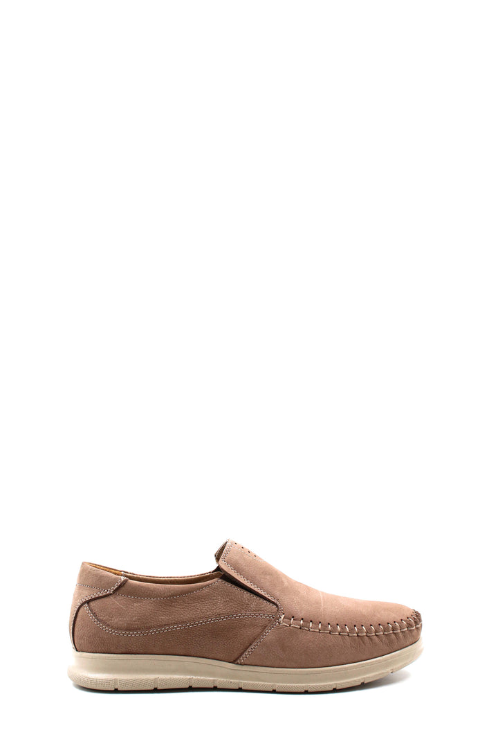 Tan Suede Casual Slip-On-Wessi