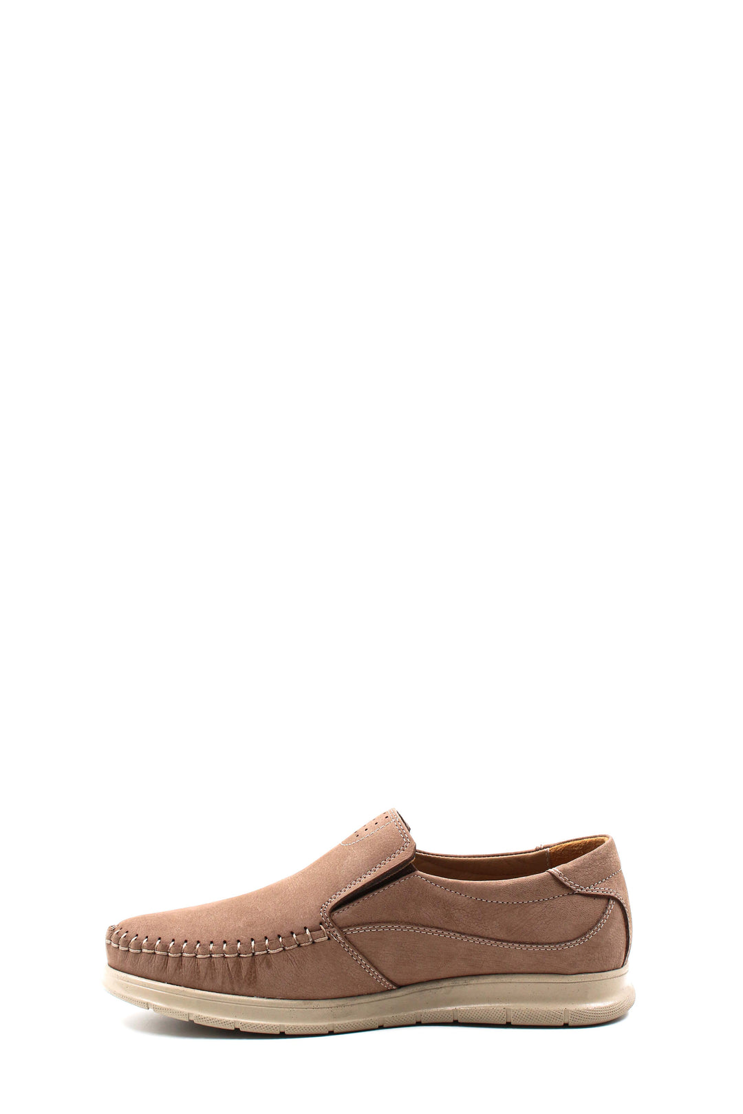 Tan Suede Casual Slip-On-Wessi