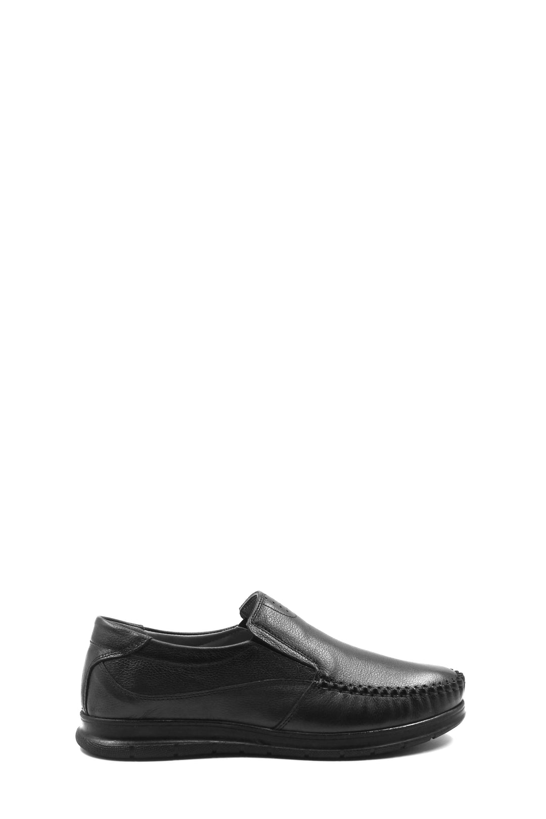 Black Leather Moccasin Loafers Wessi