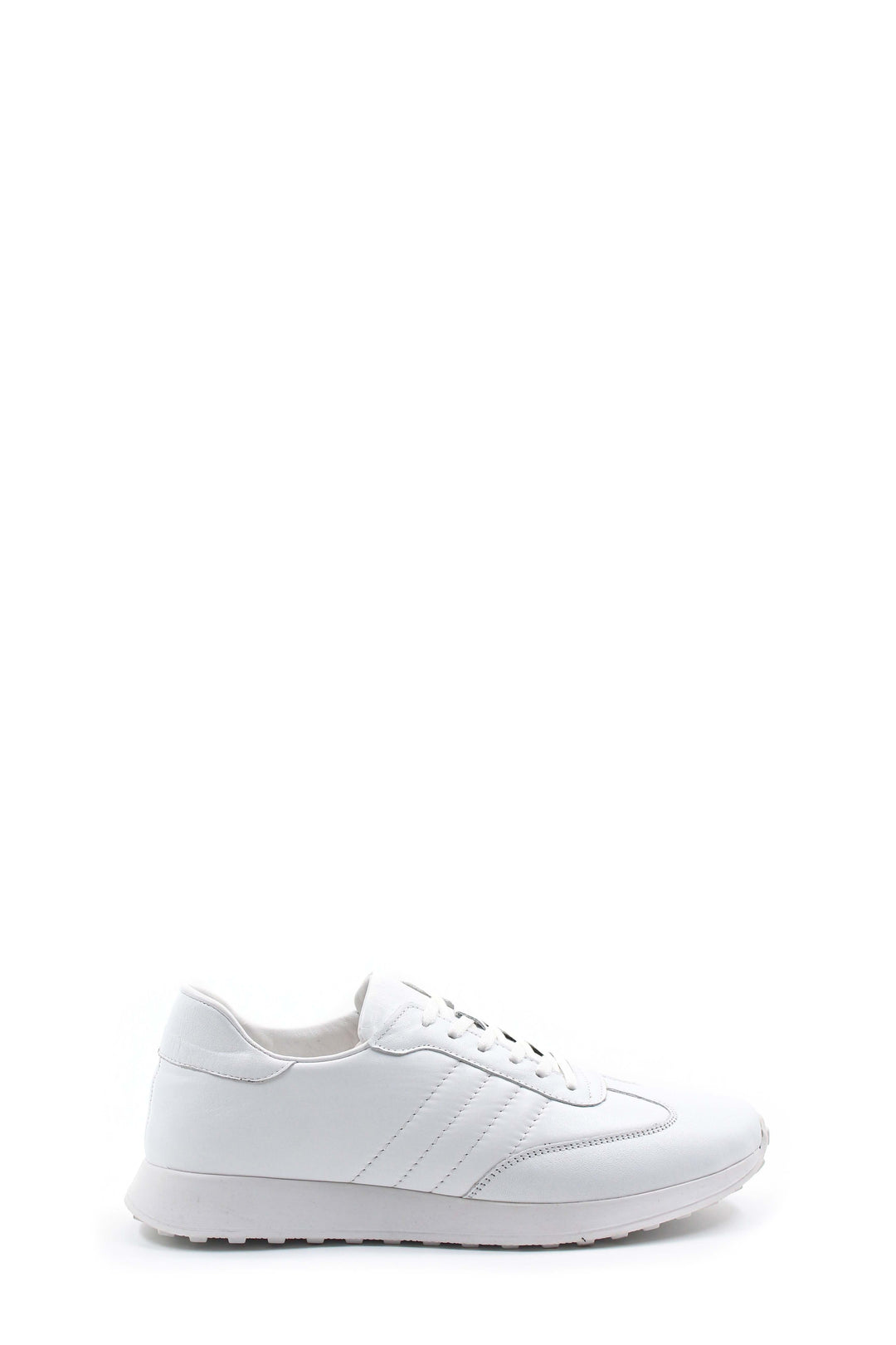 Zapatillas Running Retro Piel Blanca Wessi