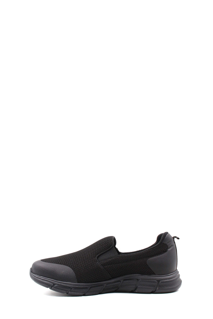 Zapatillas Slip-On de malla negras para hombre - Ligeras y transpirables - Wessi