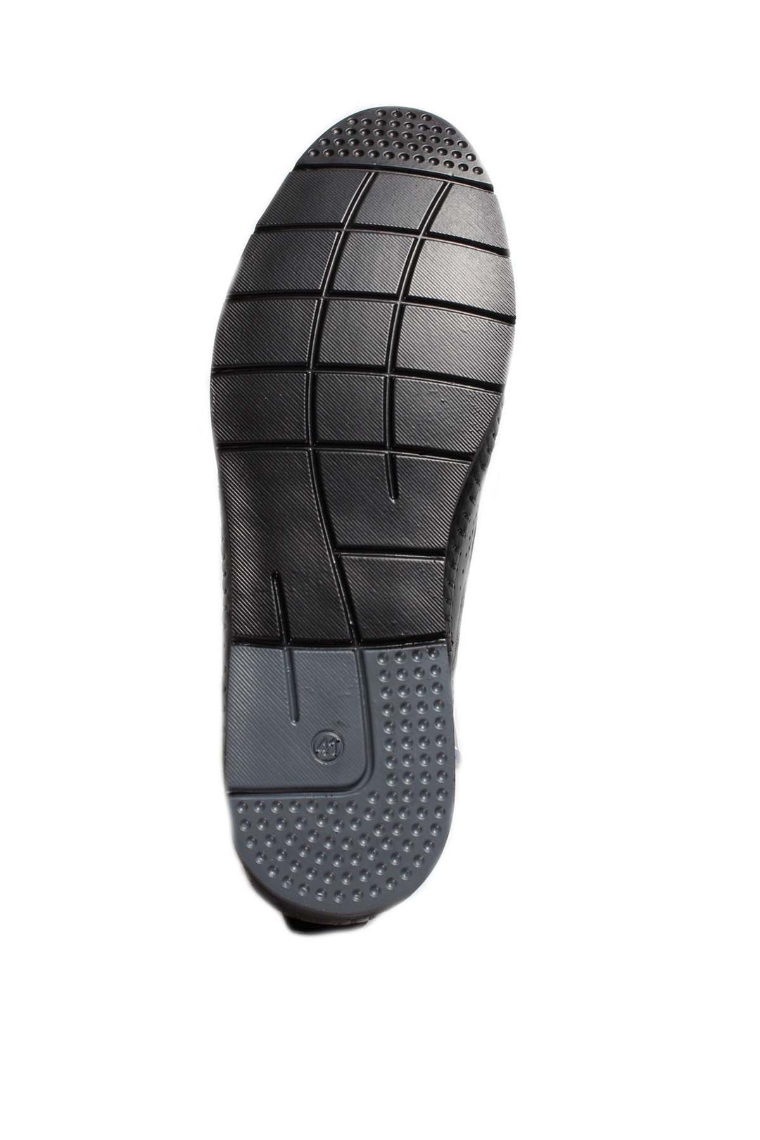 Mocasines de piel perforada negros Wessi