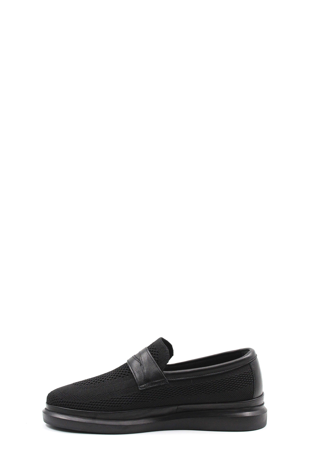 Black Mesh Slip-On Loafers Wessi