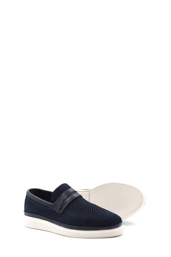 Navy Mesh Loafer Slip-On-Wessi