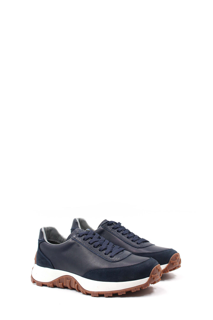 Navy Chunky Sole Sneakers-Wessi