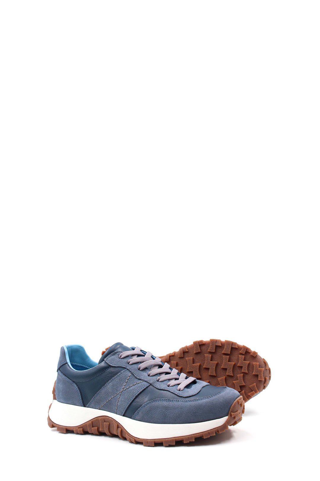 Blue Suede Trail Sneakers Wessi