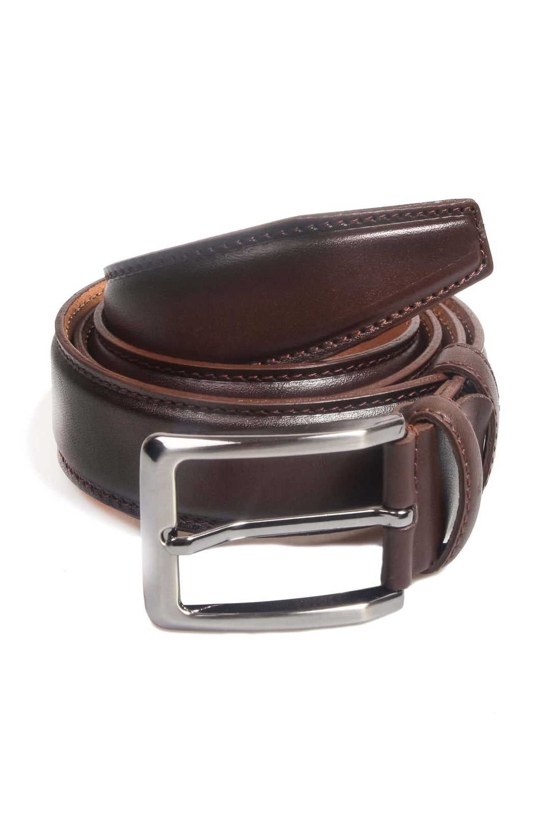 Accessoire de ceinture pour hommes en cuir véritable 779KA134-00 marron