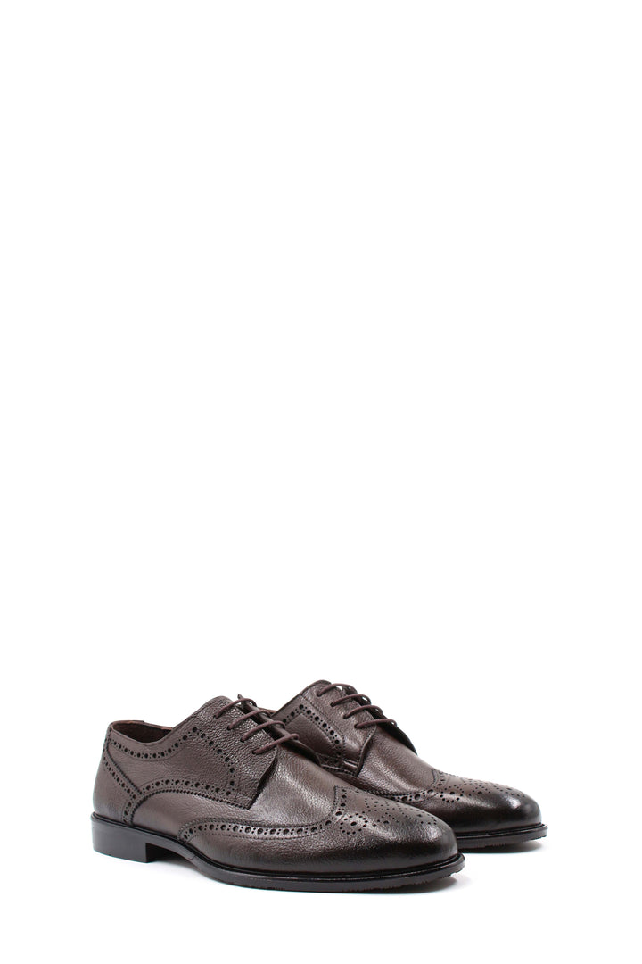 Brown Brogue Leather Derby Wessi