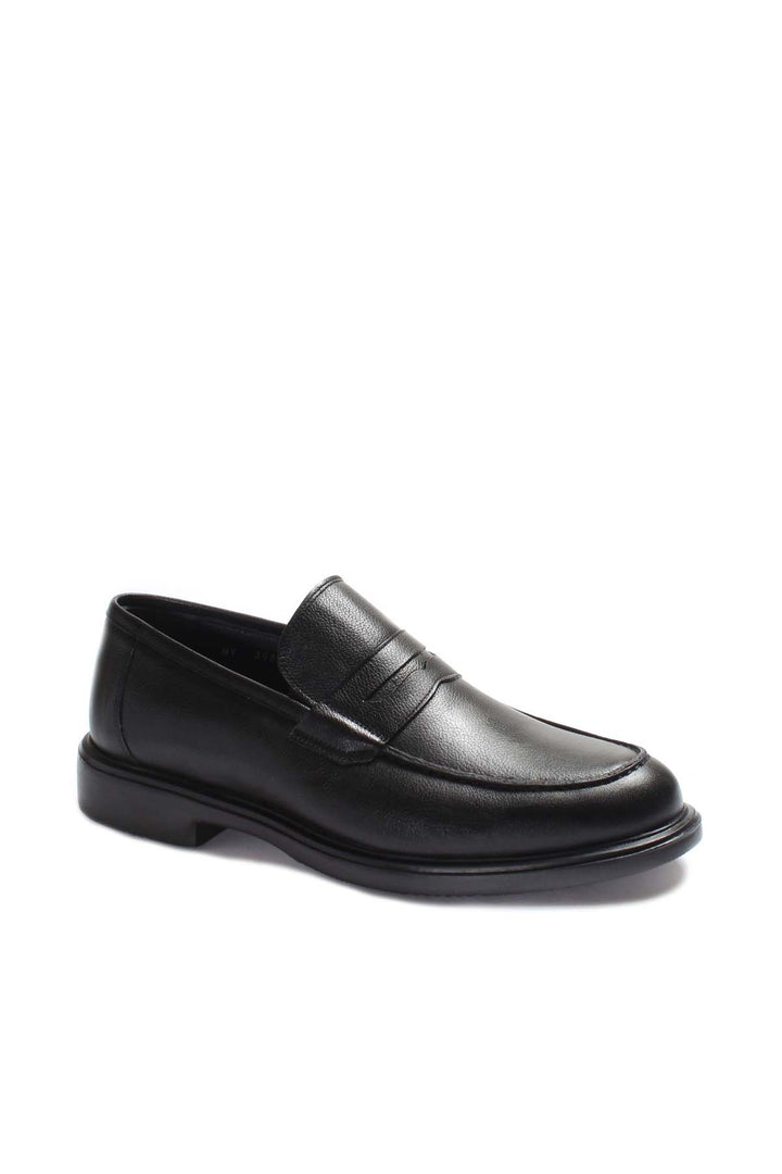 Mocasines de cuero negros para hombre - Wessi