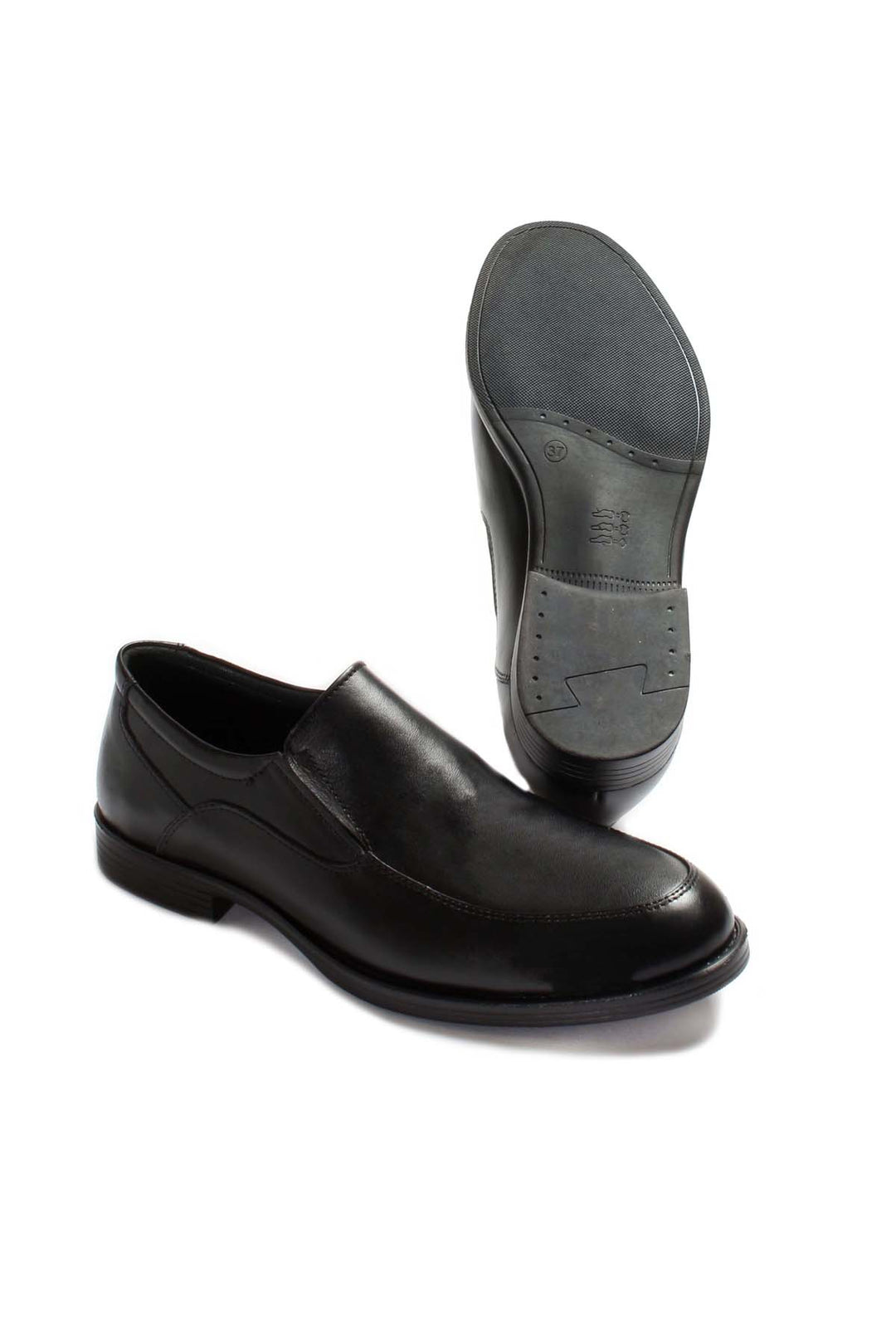 Black Leather Formal Slip-On-Wessi