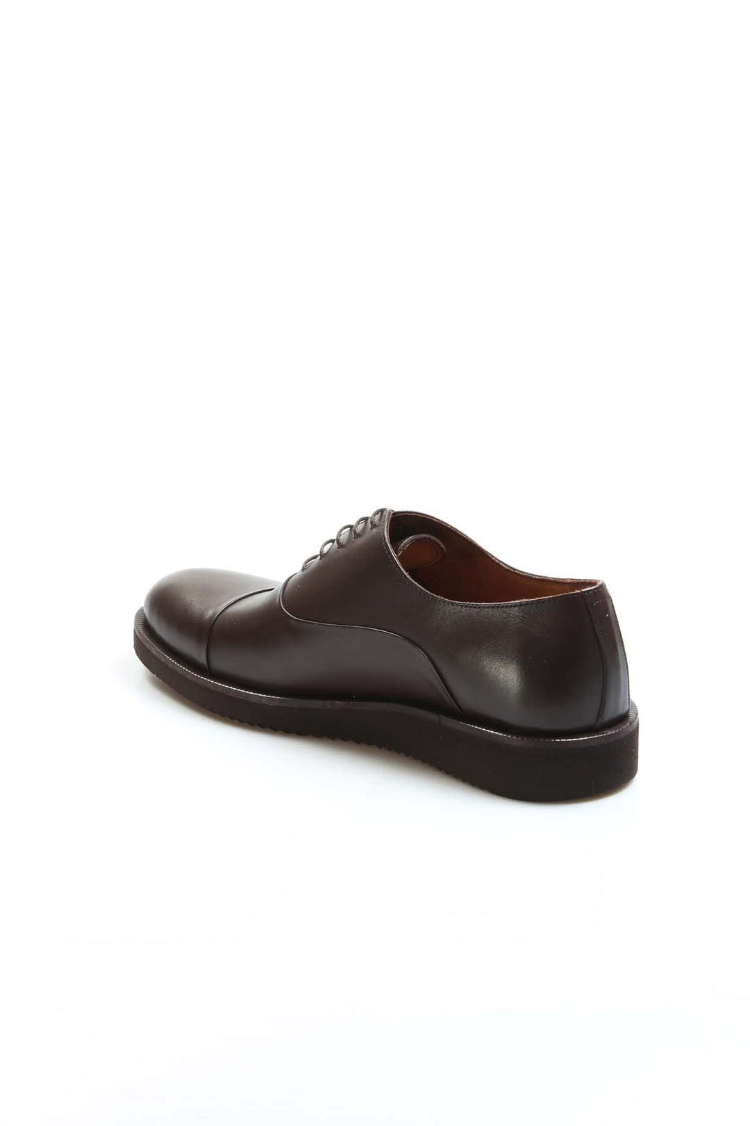 Brown Leather Cap-Toe Derby Wessi