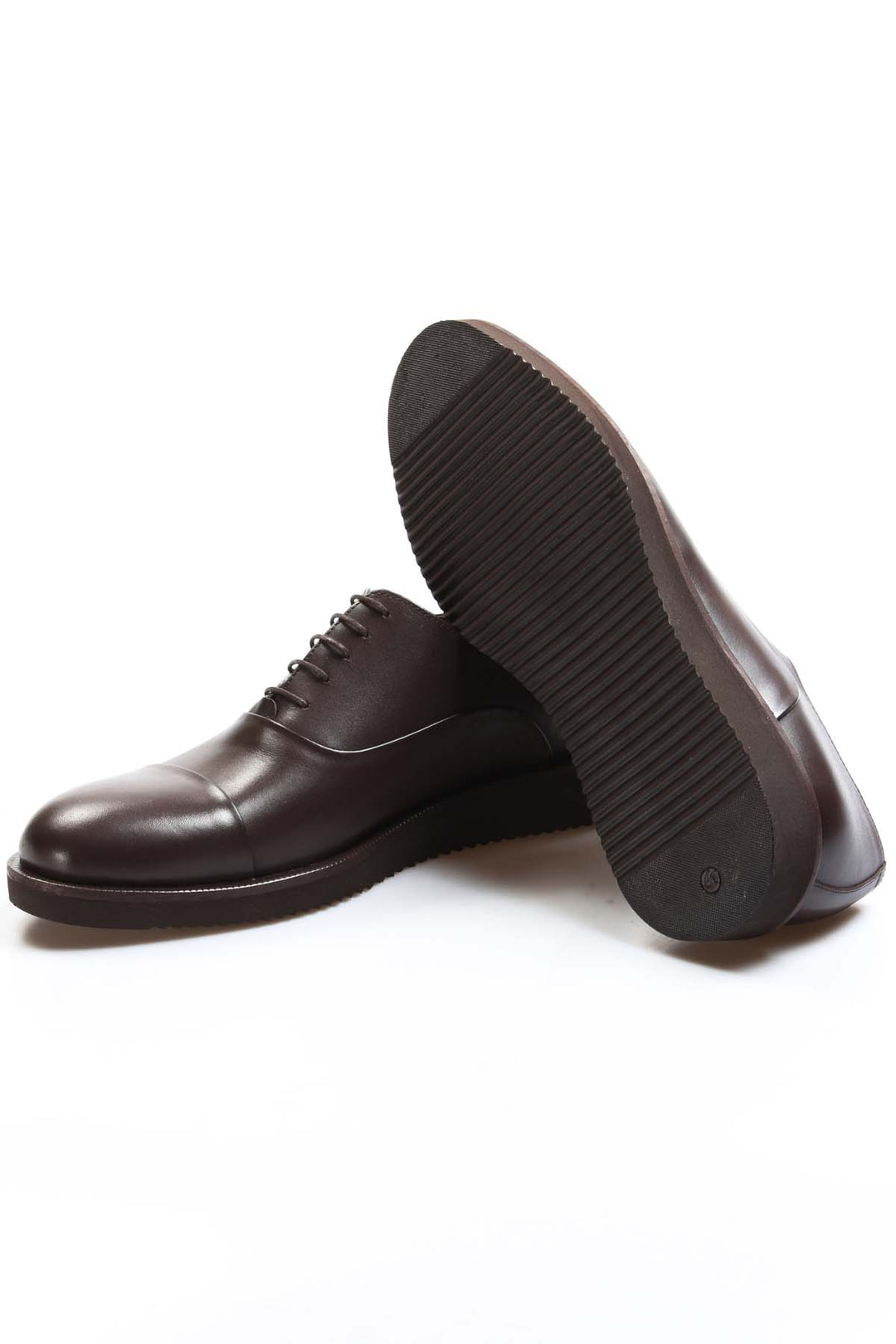 Brown Leather Cap-Toe Derby Wessi