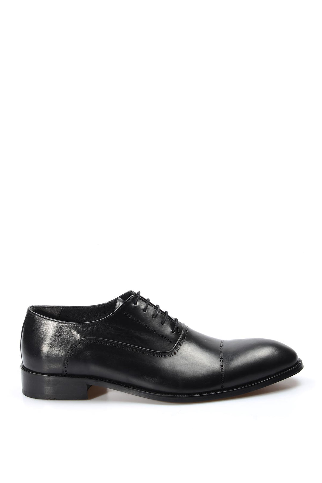 Zapatos Oxford de Cuero Negro Wessi