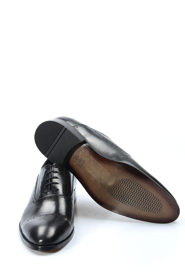 Black Leather Oxford Shoes Wessi