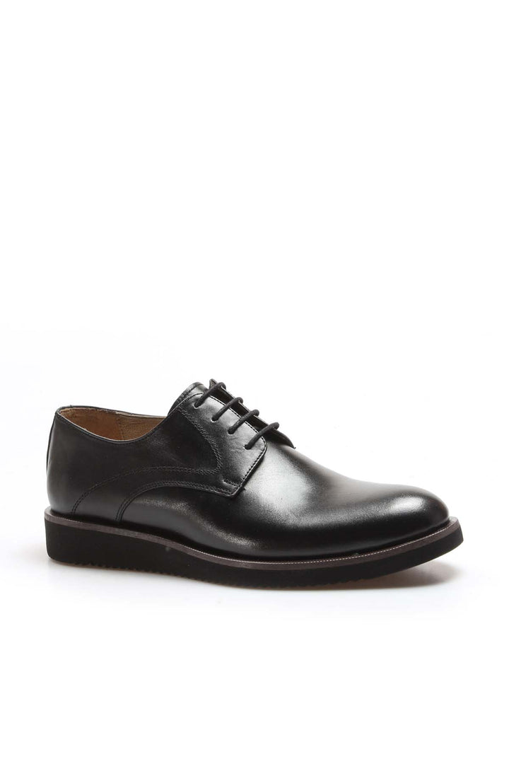 Zapatos Derby de Cuero Negro para Hombre - Wessi