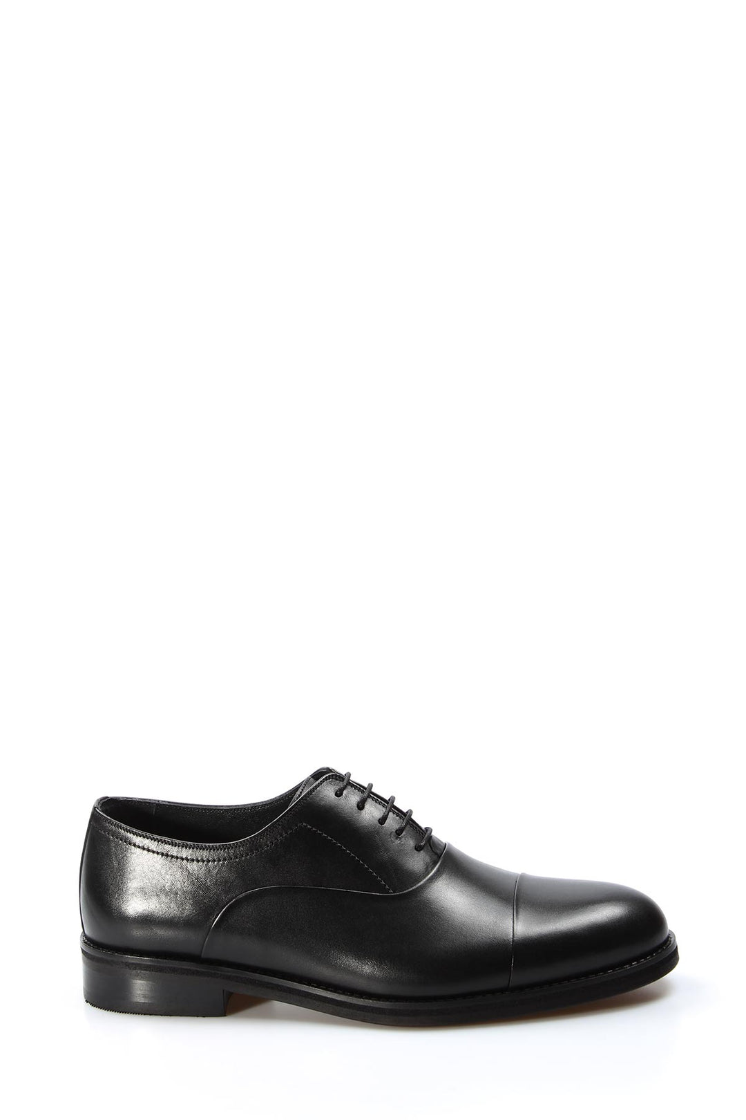 Zapatos Oxford con puntera de piel negra para hombre - Wessi