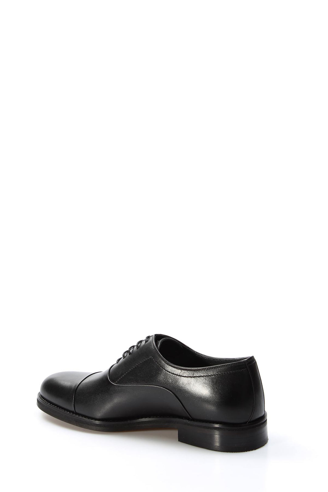 Zapatos Oxford con puntera de piel negra para hombre - Wessi