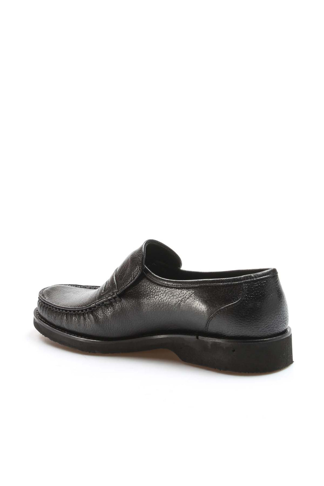 Classic Men's Black Leather Penny Loafers - Wessi