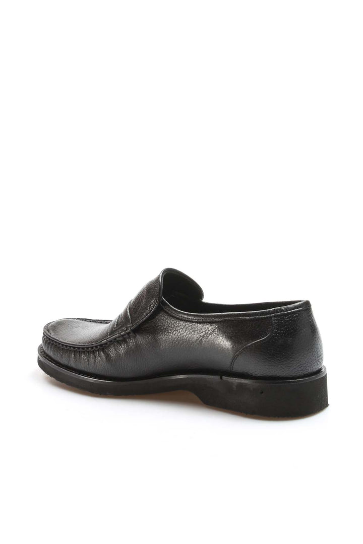 Mocasines clásicos de cuero negro para hombre - Wessi