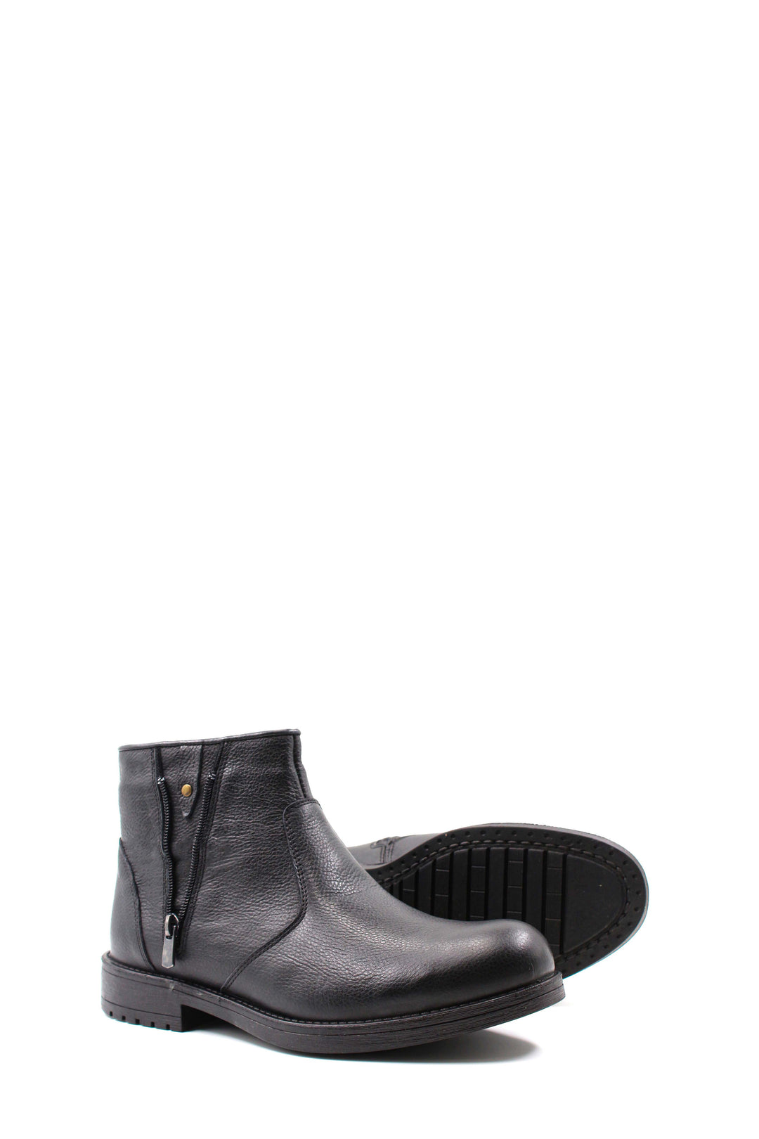 Black Leather Ankle Boots Wessi