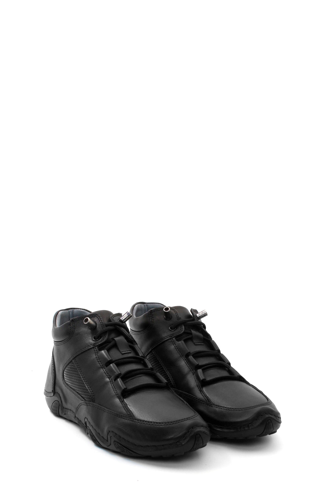 Bottes classiques en cuir véritable pour hommes 127SMA225 noir