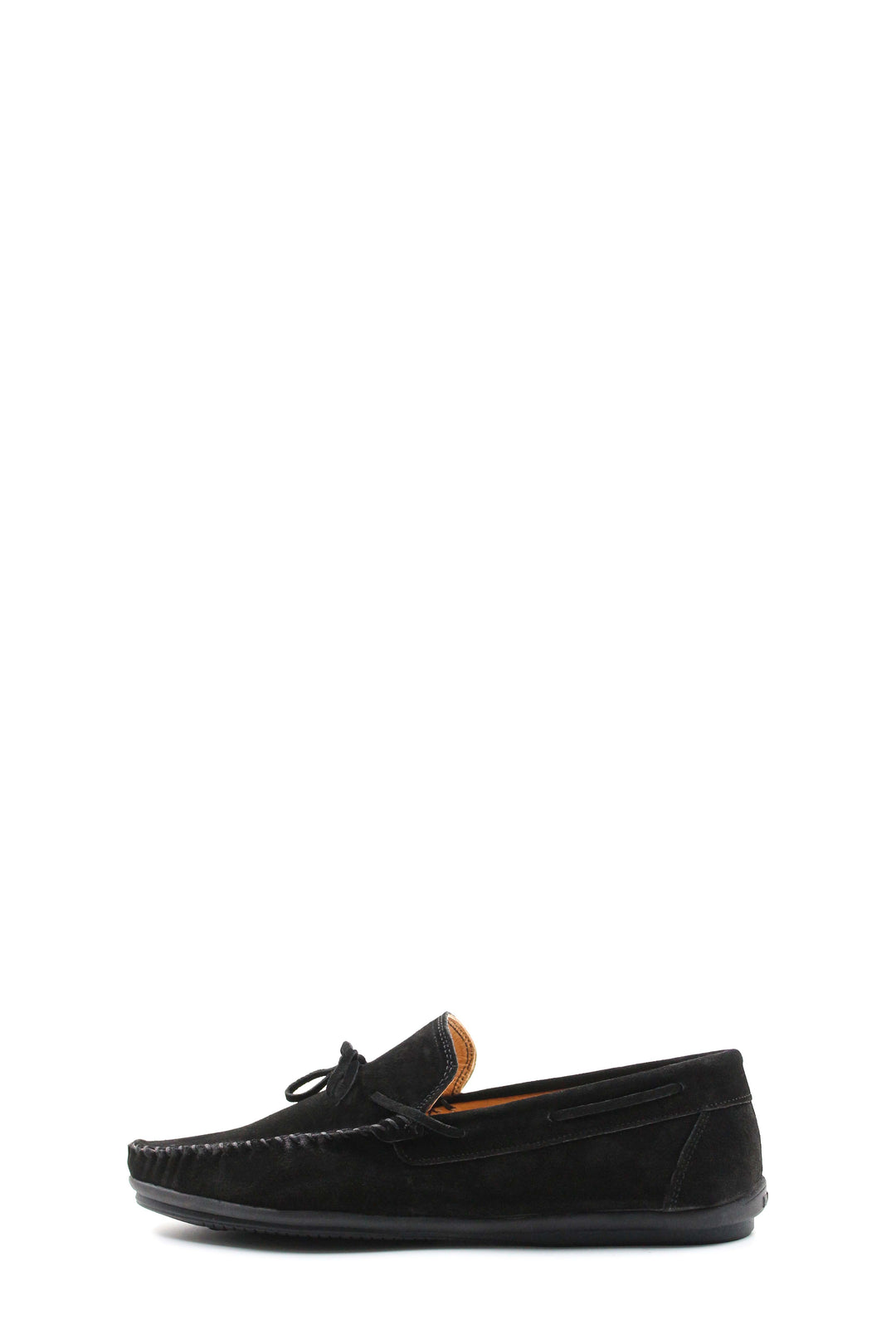 Black Suede Driving Loafers-Wessi