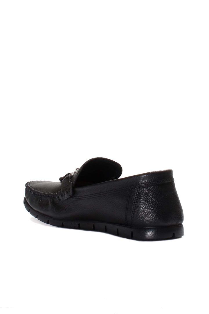 Men's Black Tassel Loafers - Wessi