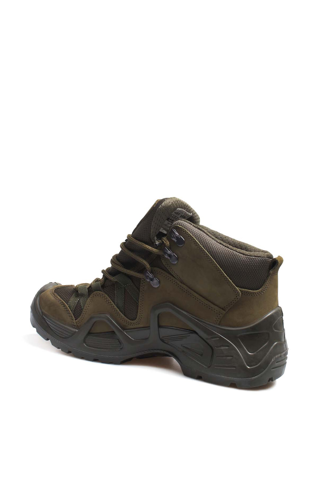 Men's Olive Green Hiking Boots with Reinforced Sole - Wessi