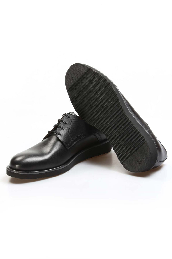 Scarpe derby da uomo in pelle nera dal design elegante - Wessi