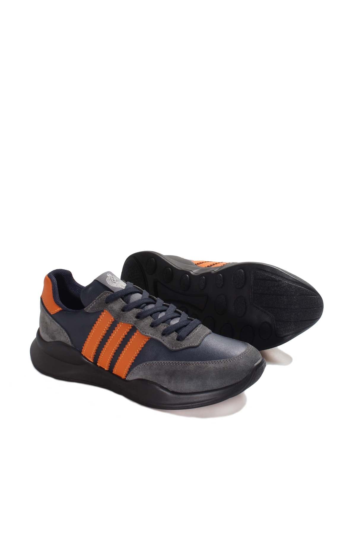 Orange and gray sneakers deals