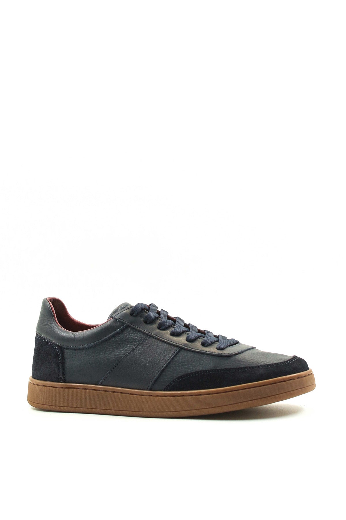 Blue leather sneakers online