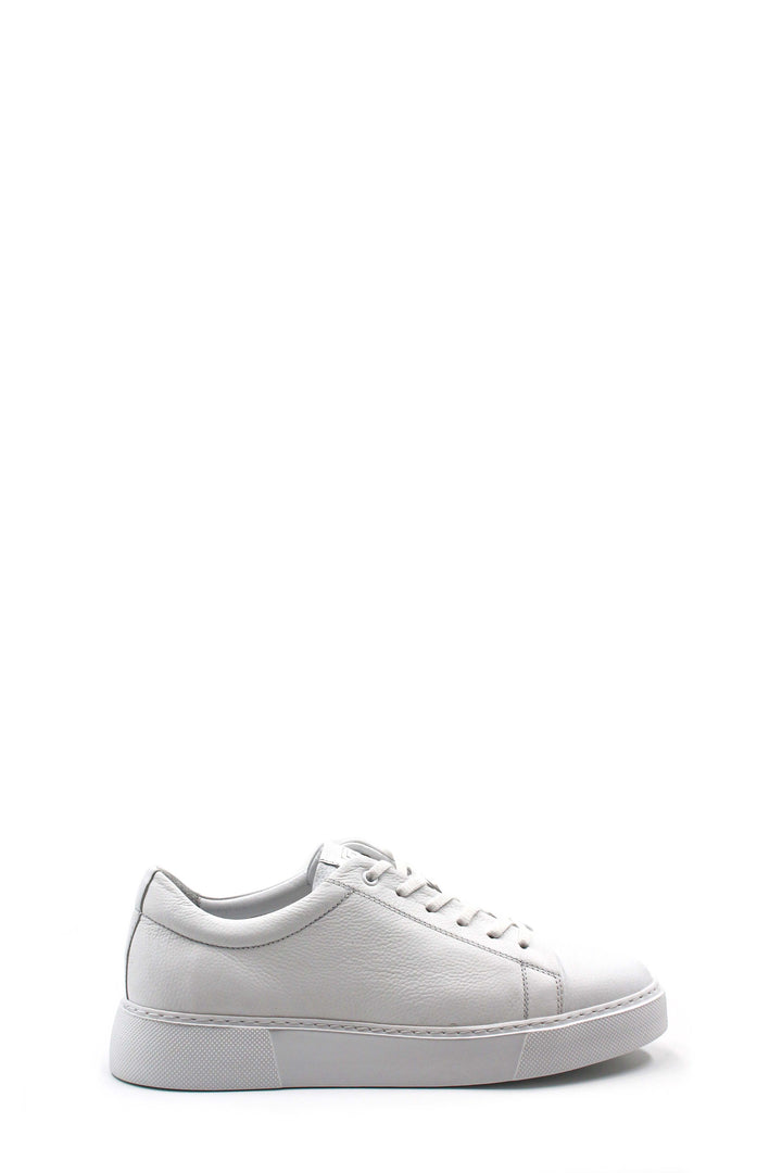 Baskets basses en cuir blanc Wessi