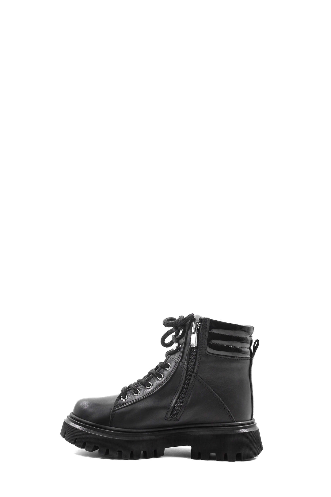 Bottes classiques en cuir véritable pour enfants unisexes 612SFA1589-1 noir