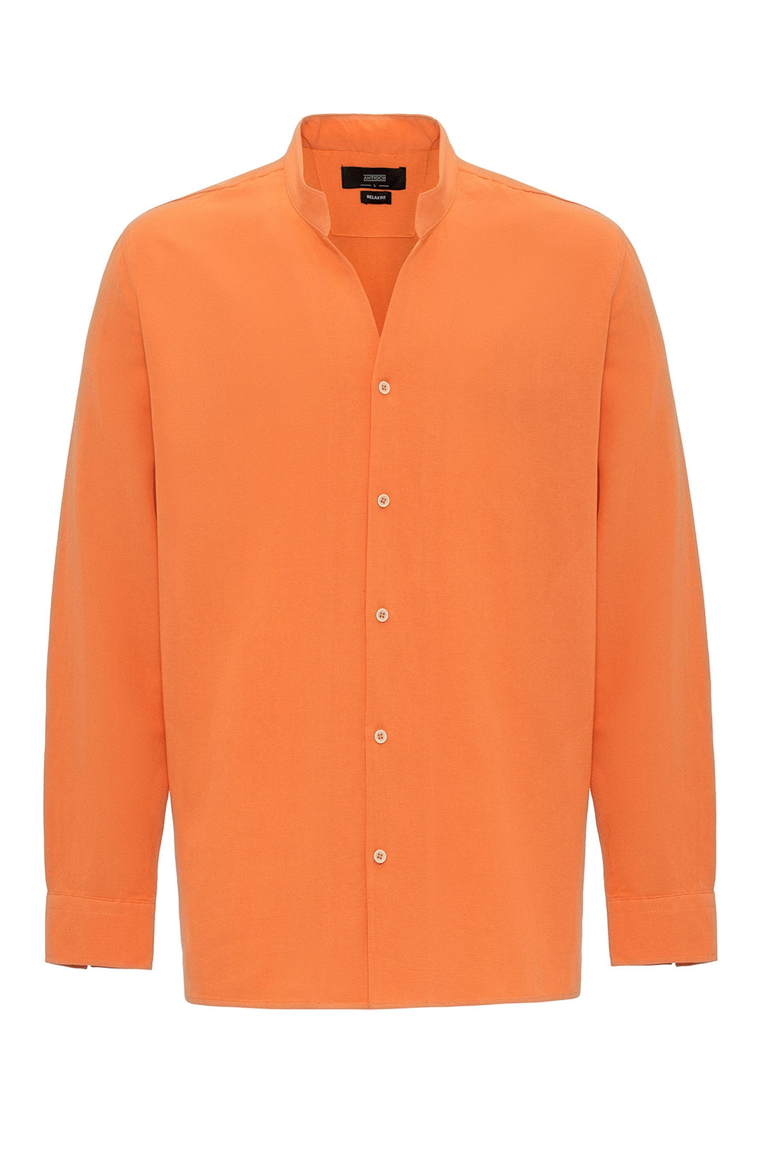 Men's Salmon Judge Collar Long Sleeve  Shirt - Wessi