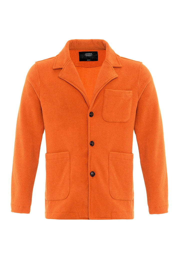 Abrigo Primavera Hombre Terry Naranja - Wessi