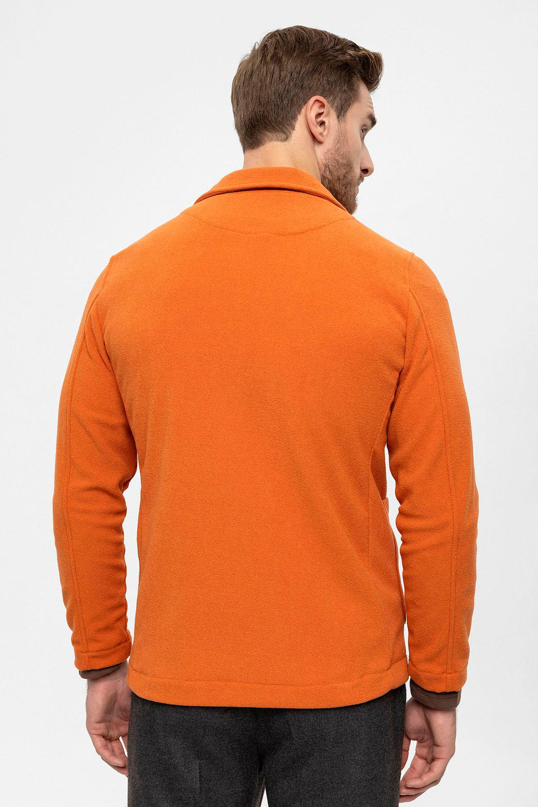 Abrigo Primavera Hombre Terry Naranja - Wessi