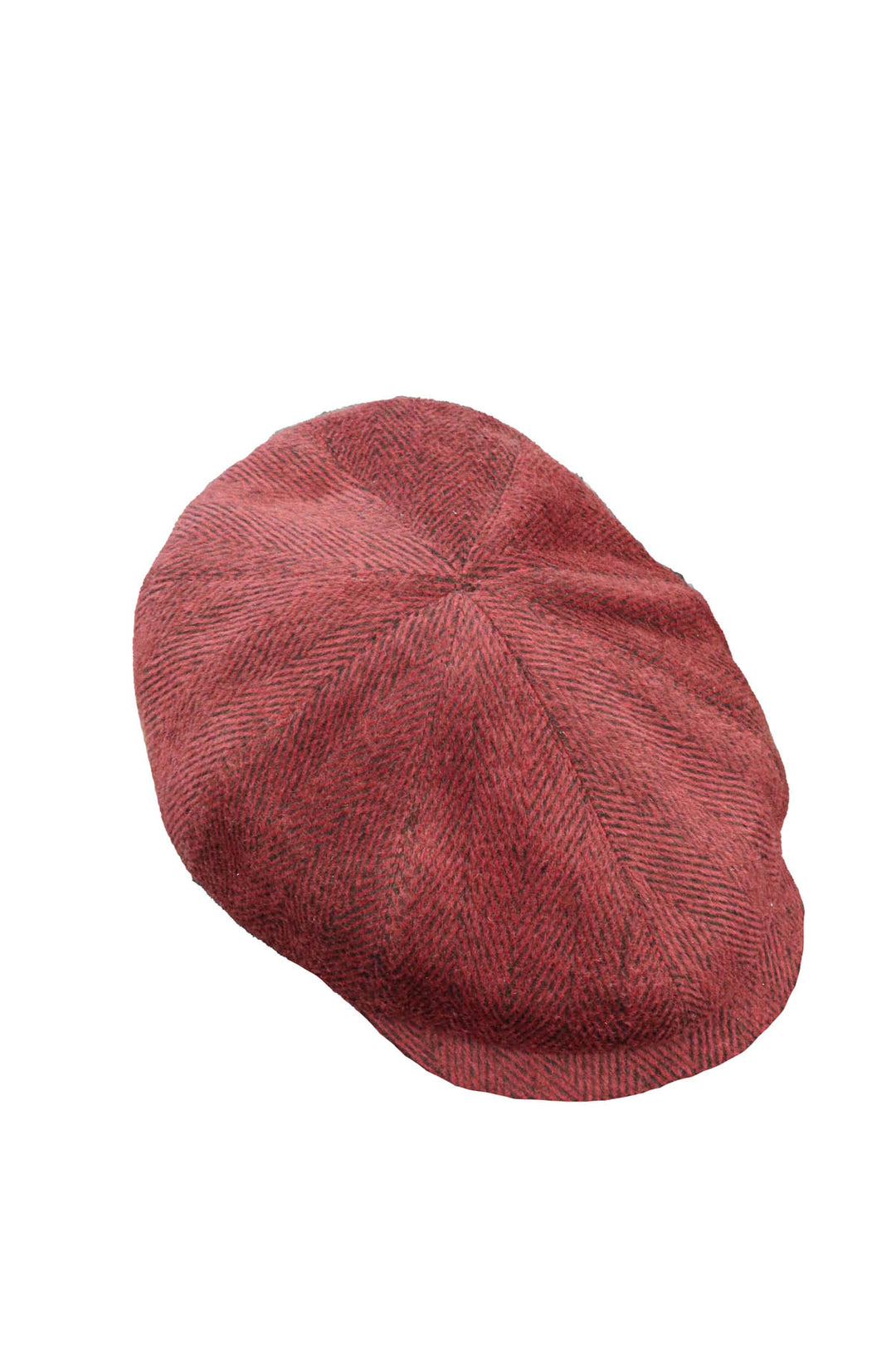 Burgundy Wool Gatsby Men Hat - Wessi