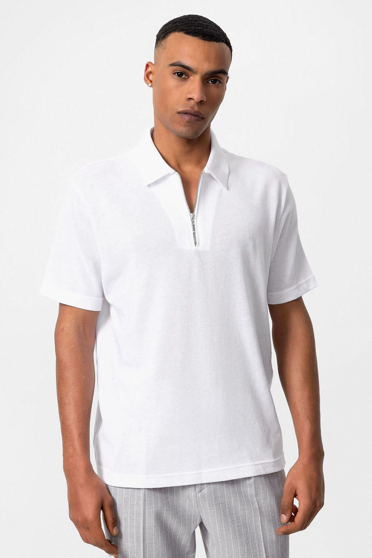 T shirt collo alto uomo online